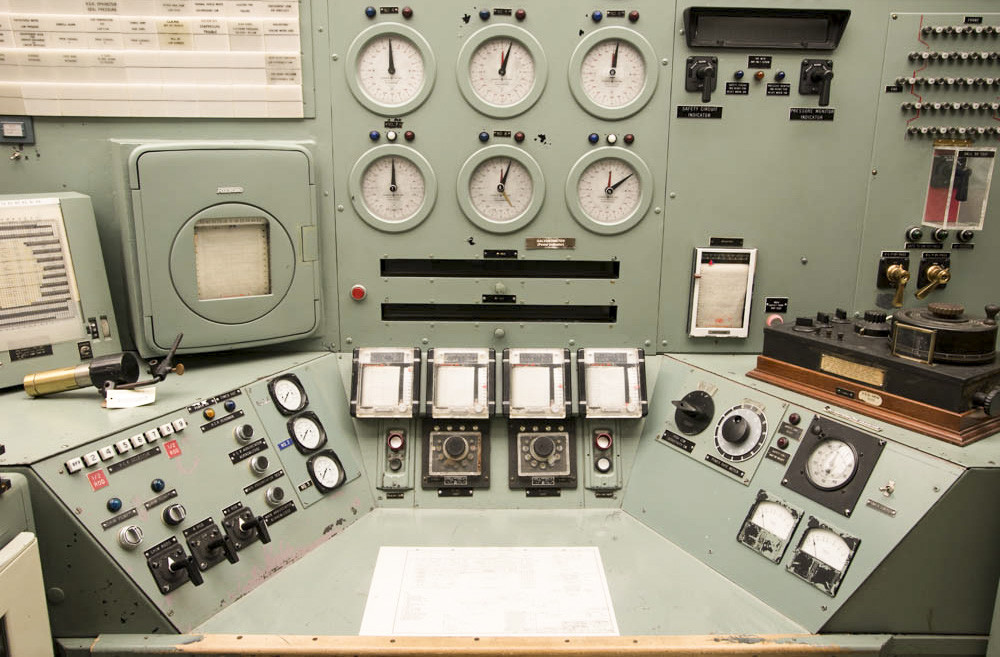 Hanford B Reactor Control Room